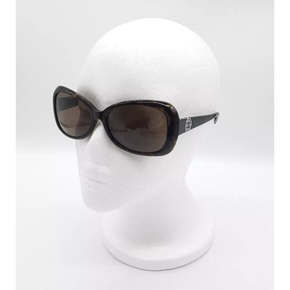 Authentic Vintage Chanel Oversized Iconic Double C Butterfly Sunglasses W/ Case - Picture 2 of 16